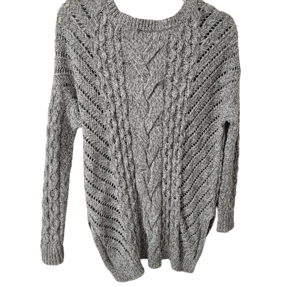 Express light gray knit sweater - Picture 2 of 8